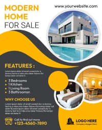 home for sale Poster/Wandzeitung template