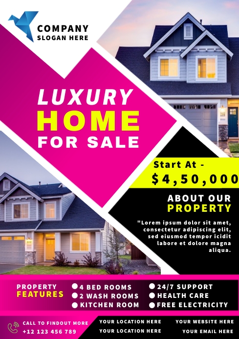 home for sale Template | PosterMyWall