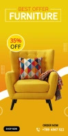 Home Furniture Ad Roll Up Banner 3 X 6 Rolbanner 3' × 6' template