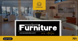 Brown Modern Furniture Collection Изображение, которым поделились на Facebook Template