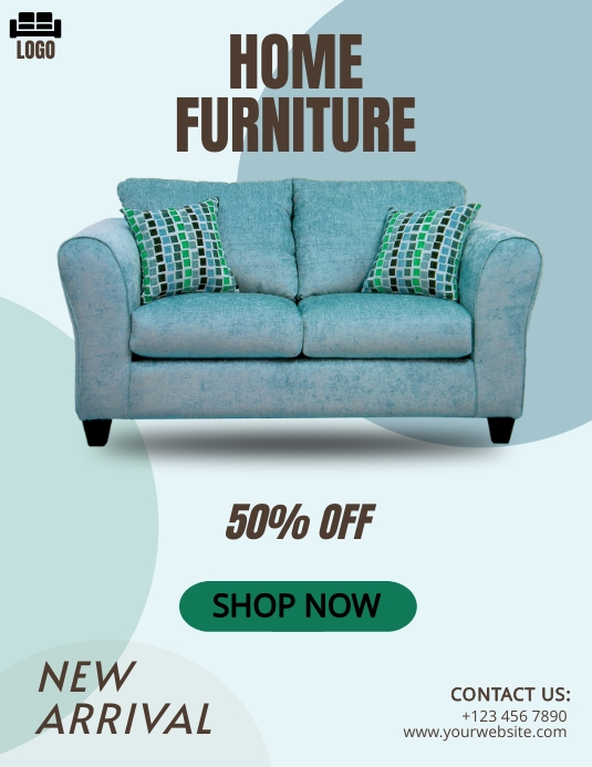 Home Furniture Flyer Template PosterMyWall