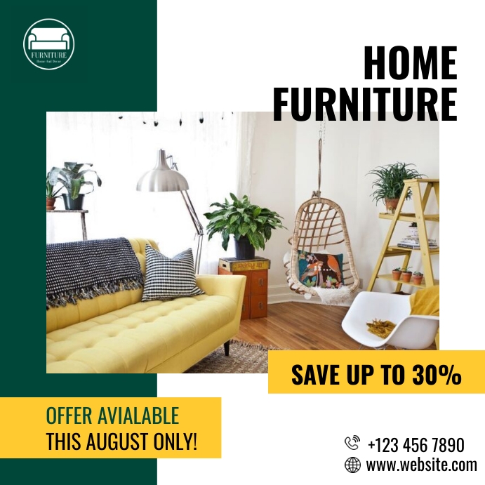 Home Furniture Instagram Template PosterMyWall
