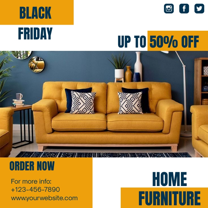 Home Furniture Instagram Template PosterMyWall