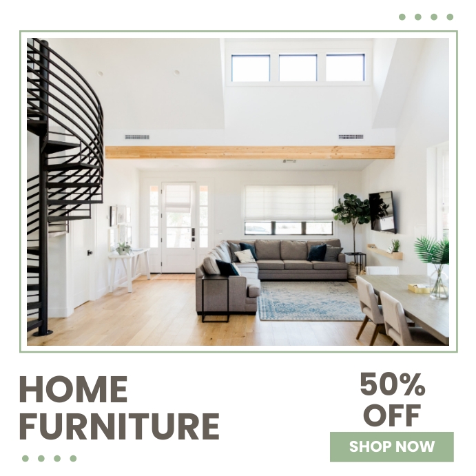 Home Furniture Instagram Template PosterMyWall