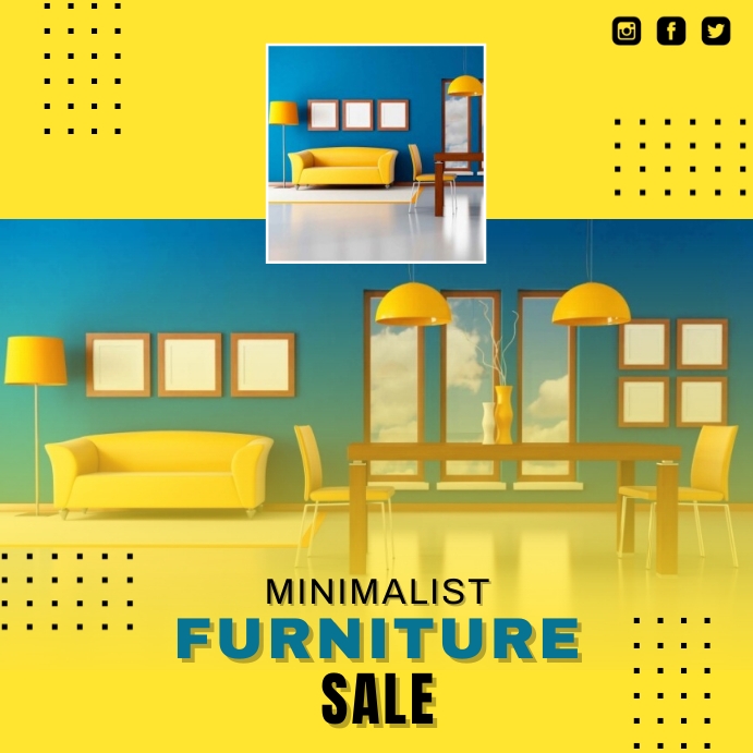 Home Furniture Instagram Template PosterMyWall