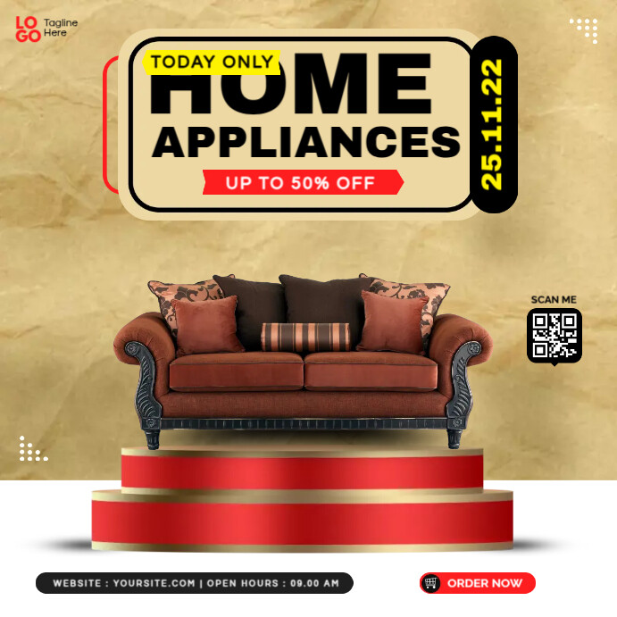 Copy of Home Furniture Sale PosterMyWall
