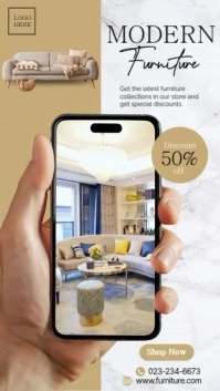 Home Furniture Video Instagram Story template