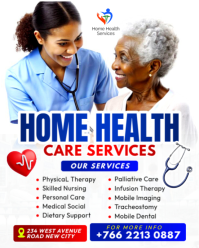 สีขาว Home Health Care Services Instagram Portrait Template