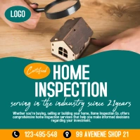 home inspection flyer Message Instagram template