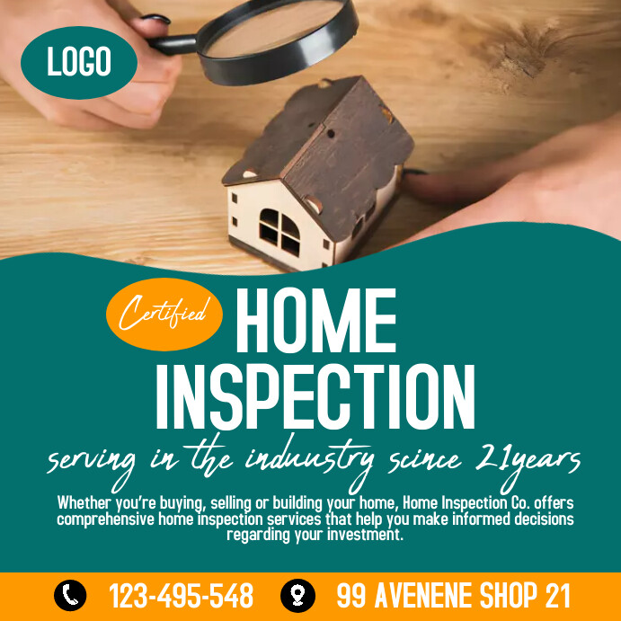 Plantilla de home inspection flyer | PosterMyWall