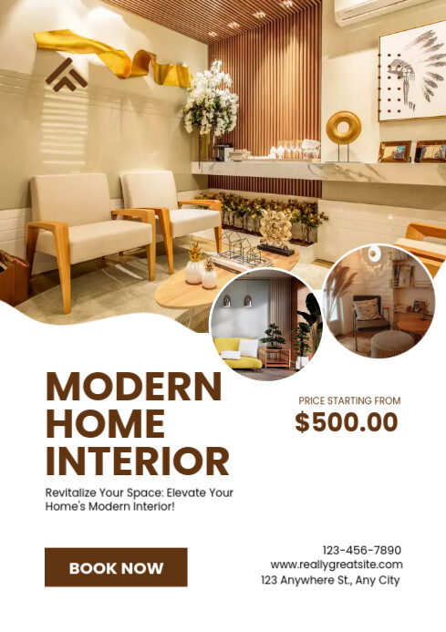 home interior design template | PosterMyWall