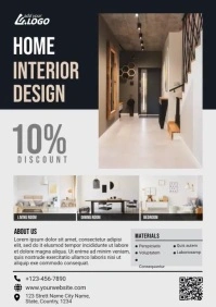 Home Interior Flyer Template A4