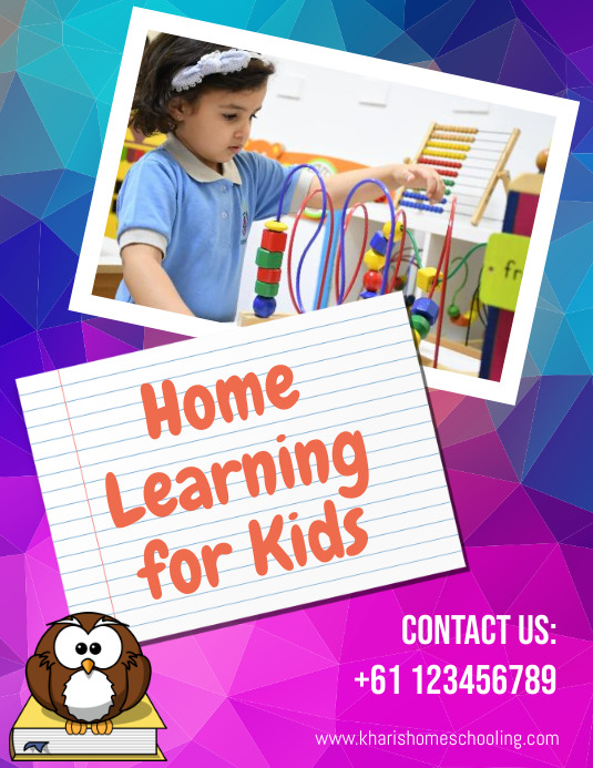 Home Learning Template | PosterMyWall