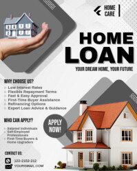 home loan ads poster Instagram Portrait template