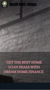 Home loan advertisement Digitale Vertoning (9:16) template