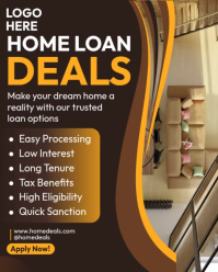 Zwart Home Loan Promotion Instagram Portrait Template
