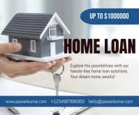 home loan Medium Rectangle template