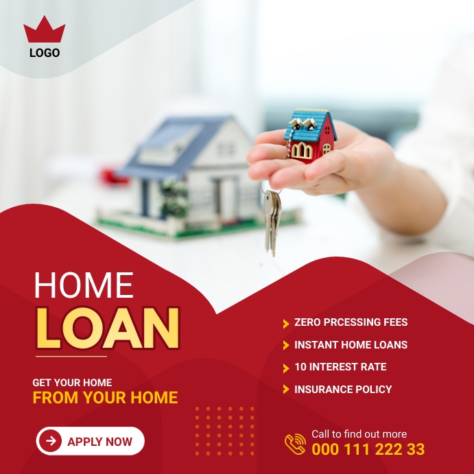 Home Loan Template Instagram-Beitrag