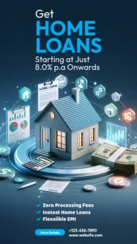 Home Loans Instagram Story template