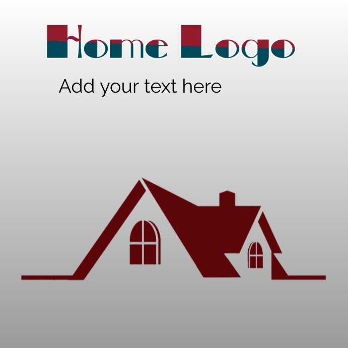 home logo, building logo, construction logo, Wpis na Instagrama template