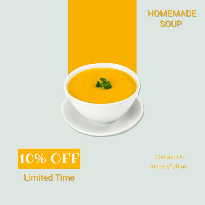 home made soup Template | PosterMyWall