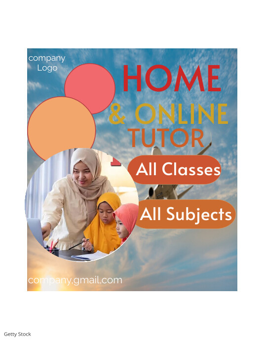 Home online tutor flyer ad Template | PosterMyWall