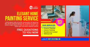 Home Painting Service Video Ad Facebook 广告 template