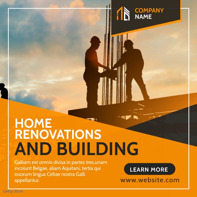 home renovations and buildings Template | PosterMyWall