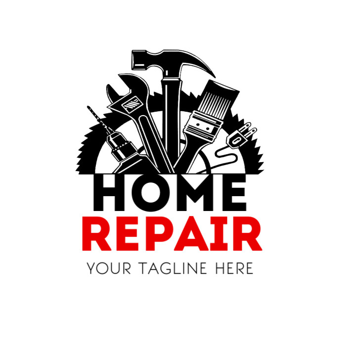 Home Repair Logo Template Logotyp