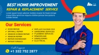 home repair services Facebook Cover Video (16:9) template