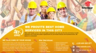 home repair services Coverfoto til YouTube-kanal template