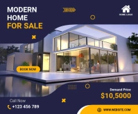 Home sale Medium Rectangle template