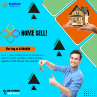home sale Сообщение Instagram template