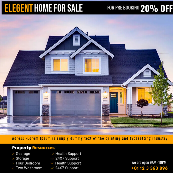 Home sale Template | PosterMyWall