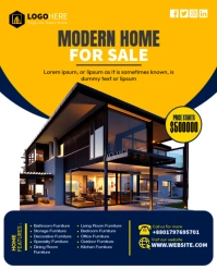 Home sale flyer Instagram Portrait template
