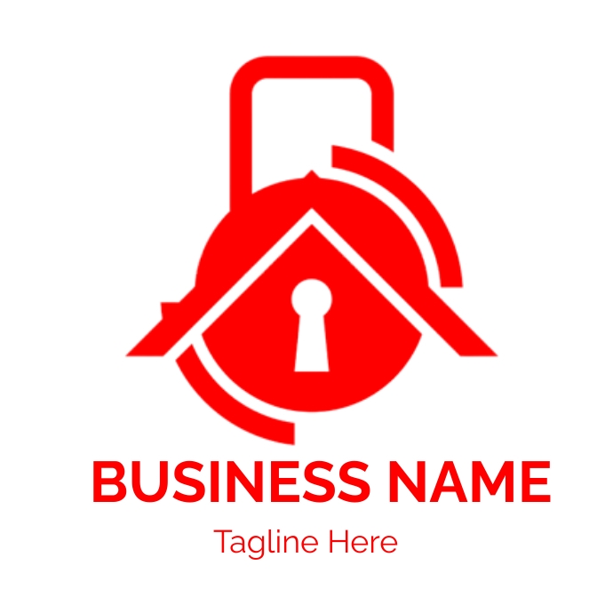 Home Security Logo Security system logo Mod Template | PosterMyWall