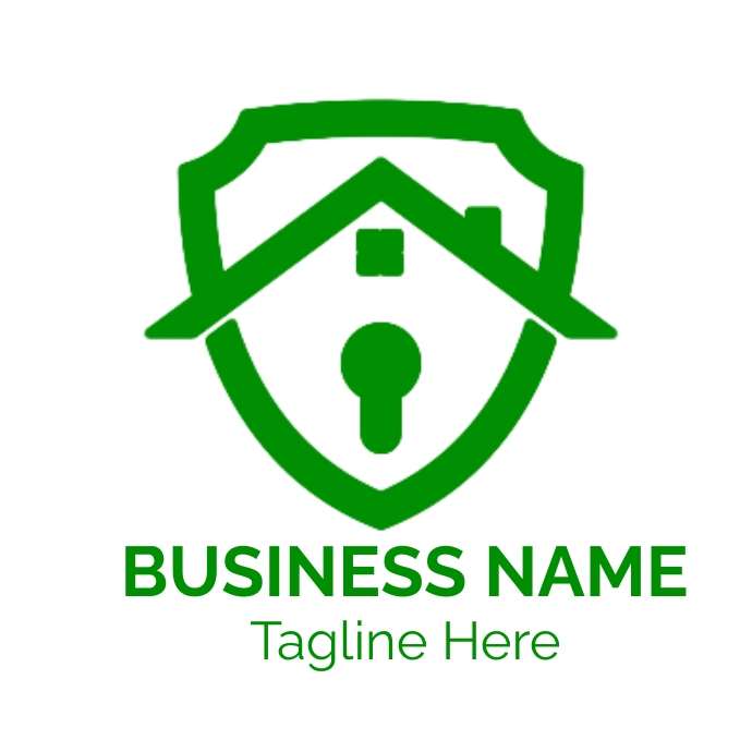 Home Security Logo Security system logo Mod Template | PosterMyWall