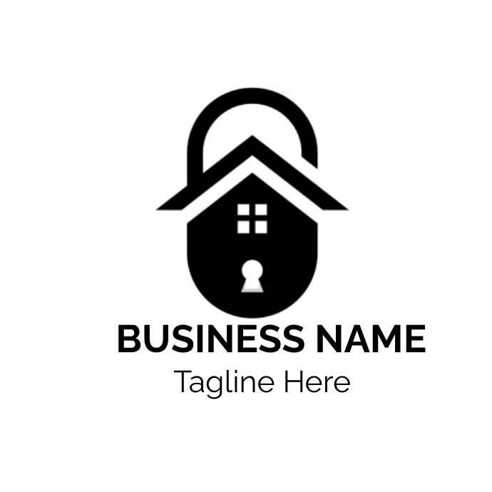 Home Security Logo Security system logo Mod Template | PosterMyWall