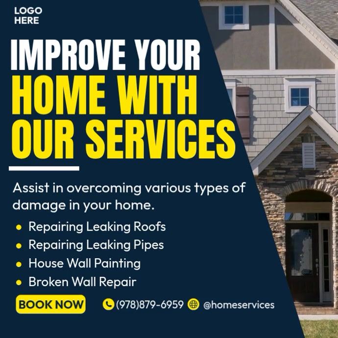 Home Services Template | PosterMyWall