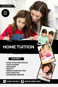Home tuition poster templete Template | PosterMyWall