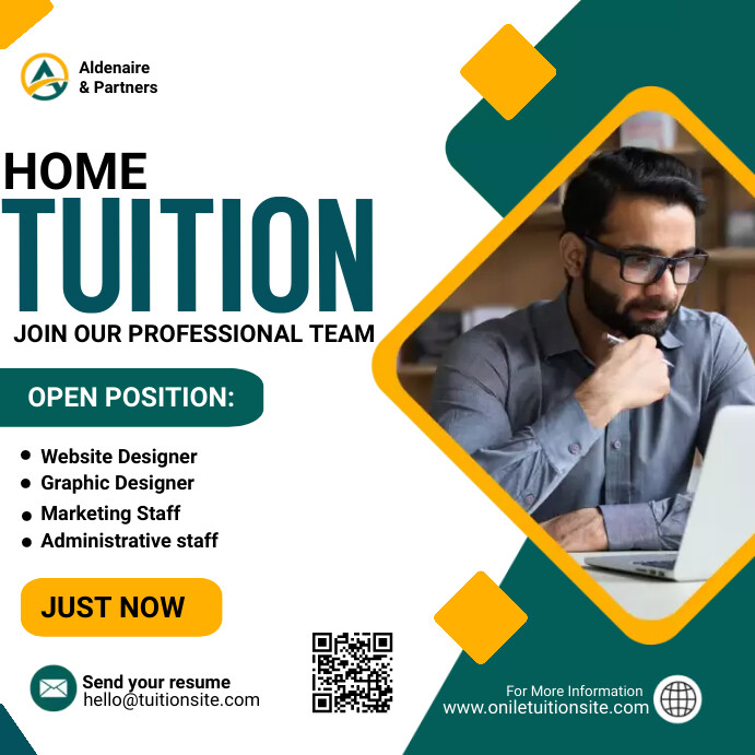 Home tuition poster Template | PosterMyWall