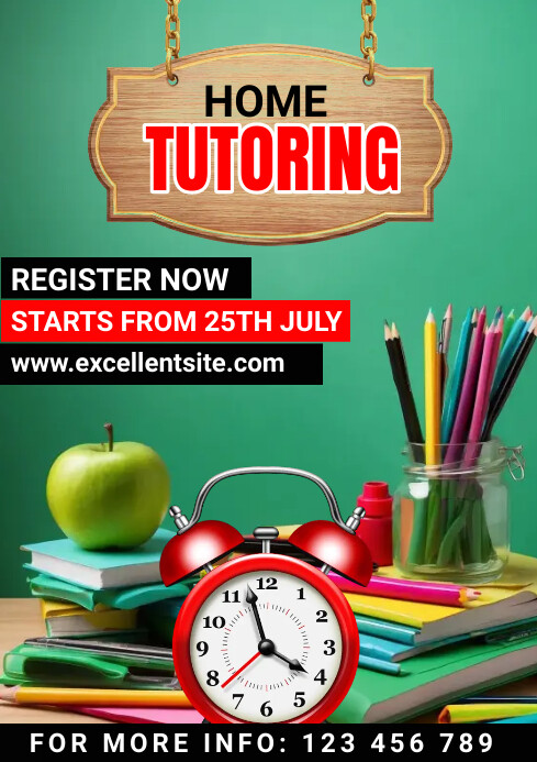 Home tuition poster Template | PosterMyWall