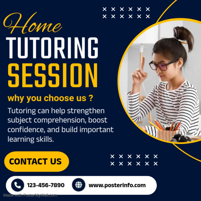 Home tuition poster Template | PosterMyWall