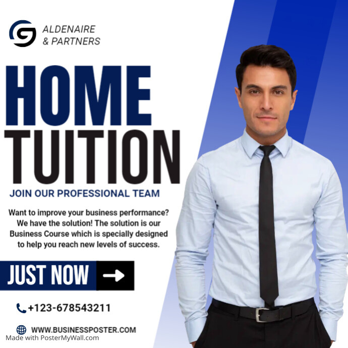 Copy of Home tuition poster | PosterMyWall
