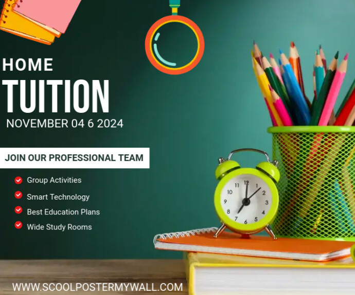 Home tuition poster Template | PosterMyWall