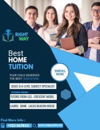 Home tuition poster Template | PosterMyWall