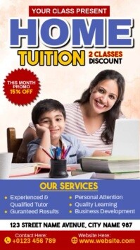 Home Tuition Template Reel Instagram