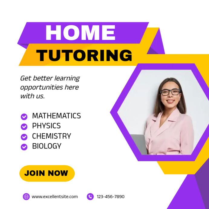 Home tutoring Template | PosterMyWall
