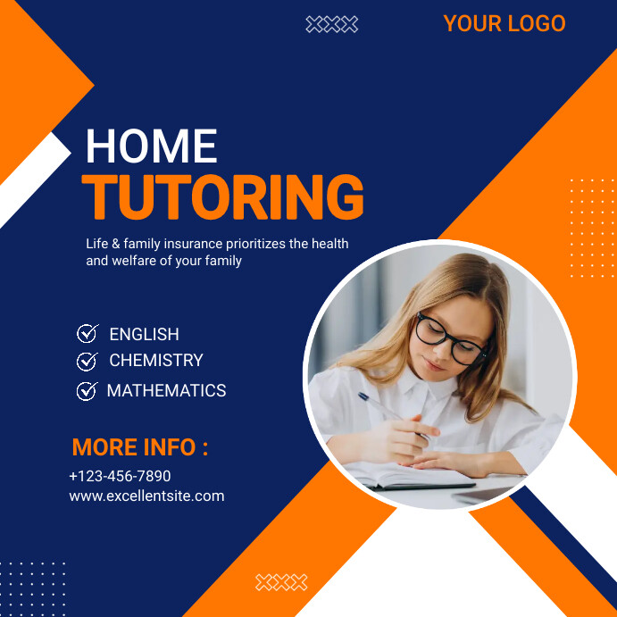 Home tutoring Template | PosterMyWall