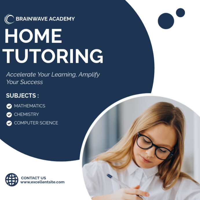 Home tutoring Template | PosterMyWall